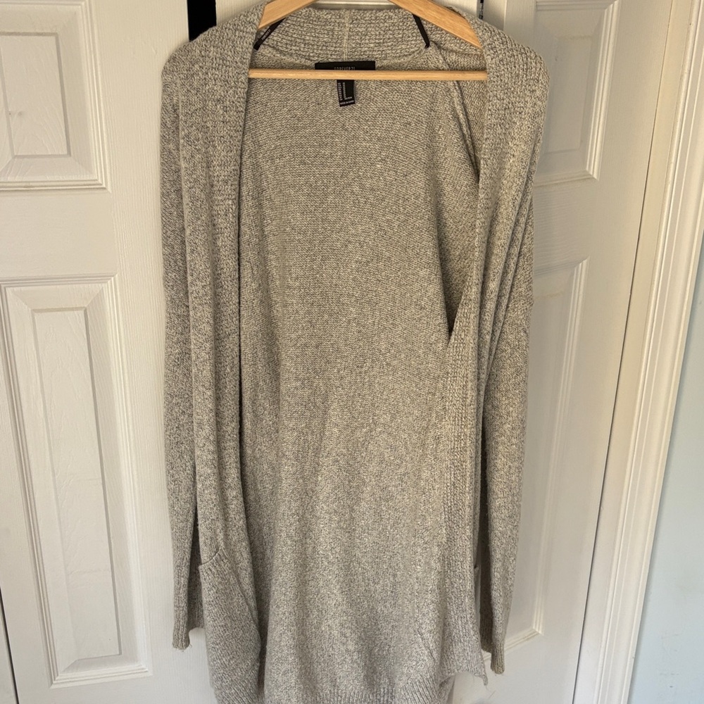 Forever 21 Light Gray Women's Cardigan